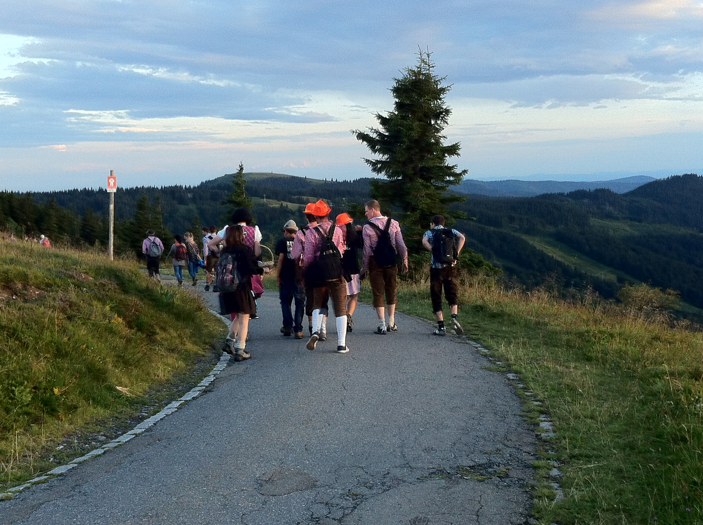 ....abwärts vom Berg....