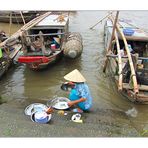 Abwasch am Mekong