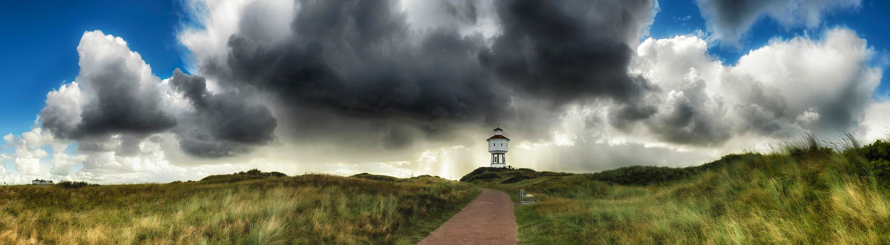 Abziehende Schauerwolken