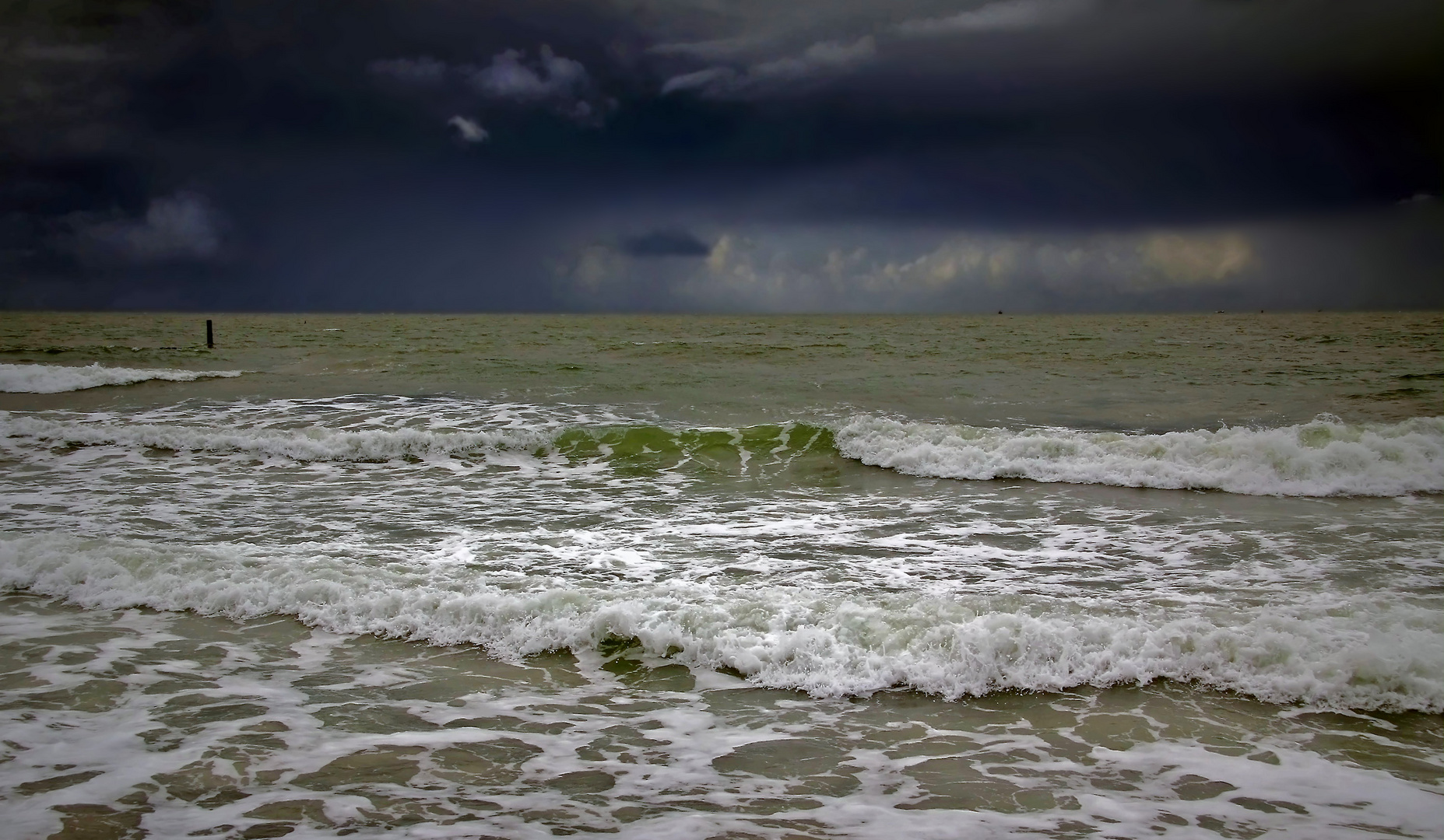 Abziehende Schlechtwetterfront