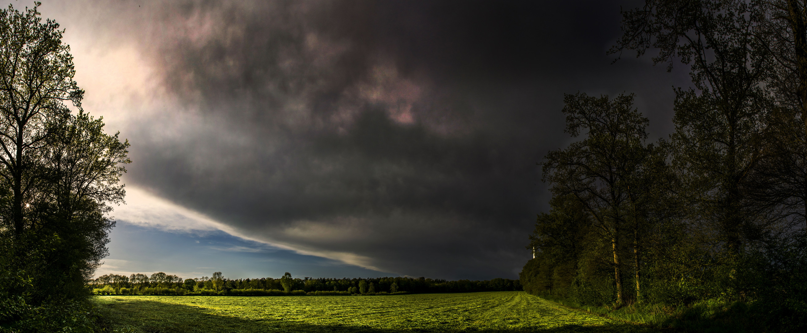 abziehende Unwetterfront 1