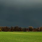 Abziehender Regenschauer