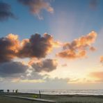 [ Abziehender Sturm, Noordwijk-Strand ]