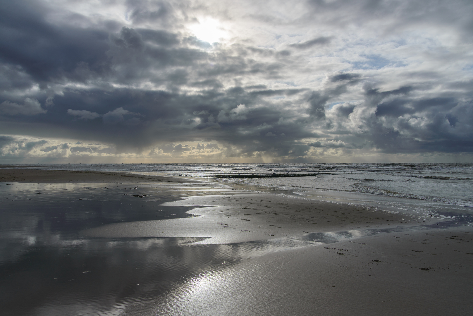 [ Abziehender Sturm, Nordsee ]