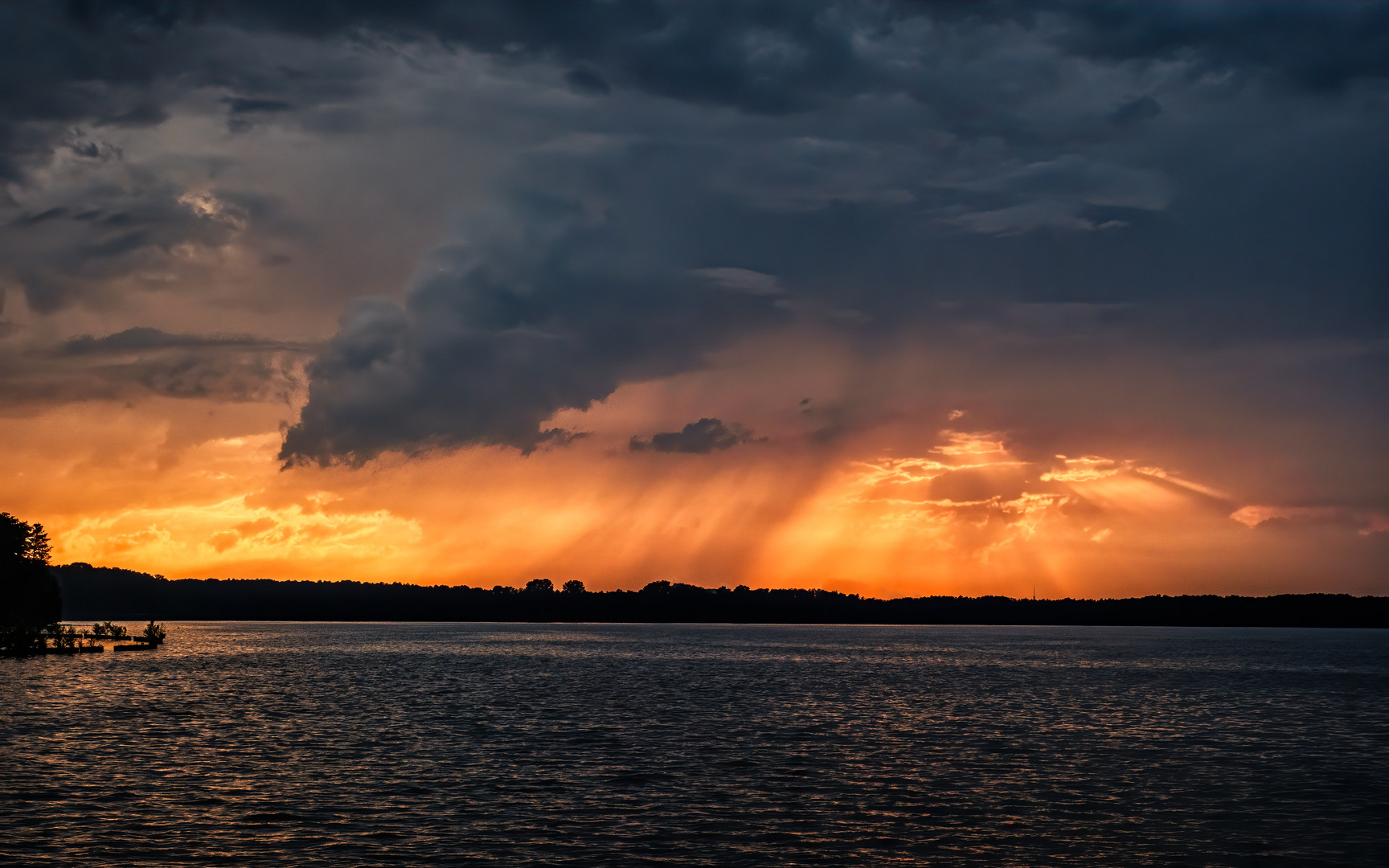 Abziehendes Gewitter