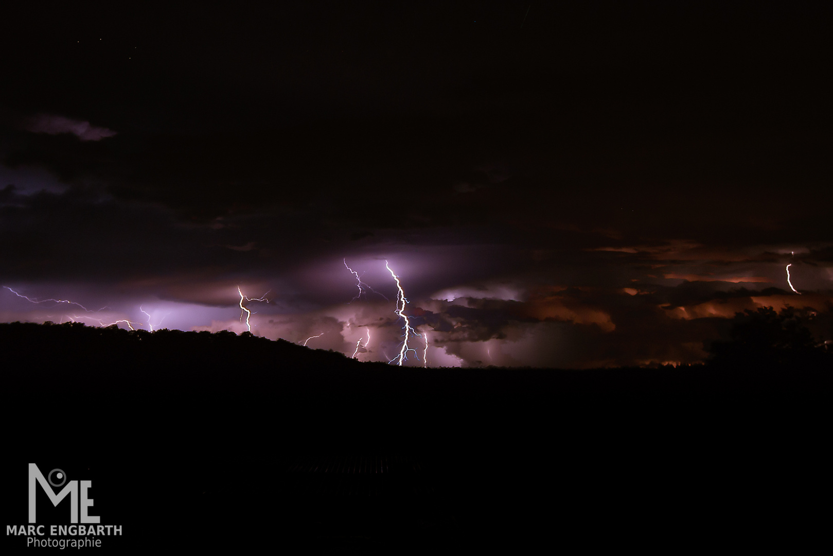 Abziehendes Gewitter