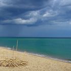 Abzug... - das Gewitter verschwindet nach Korsika