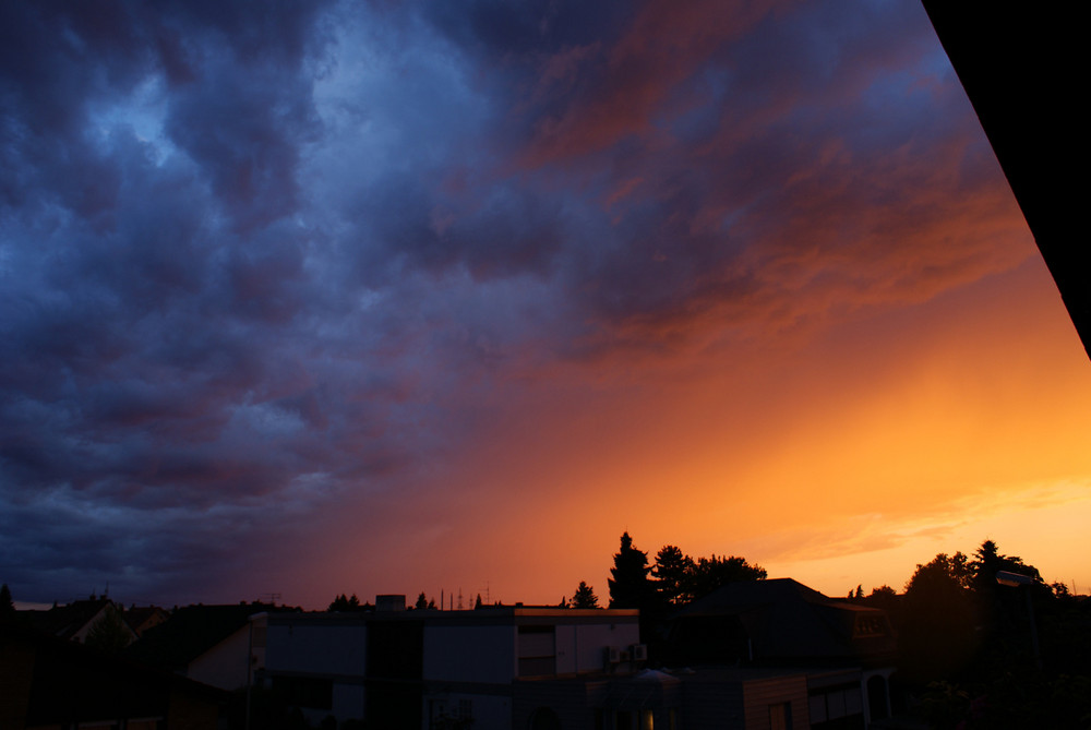 Abzug der Wolken