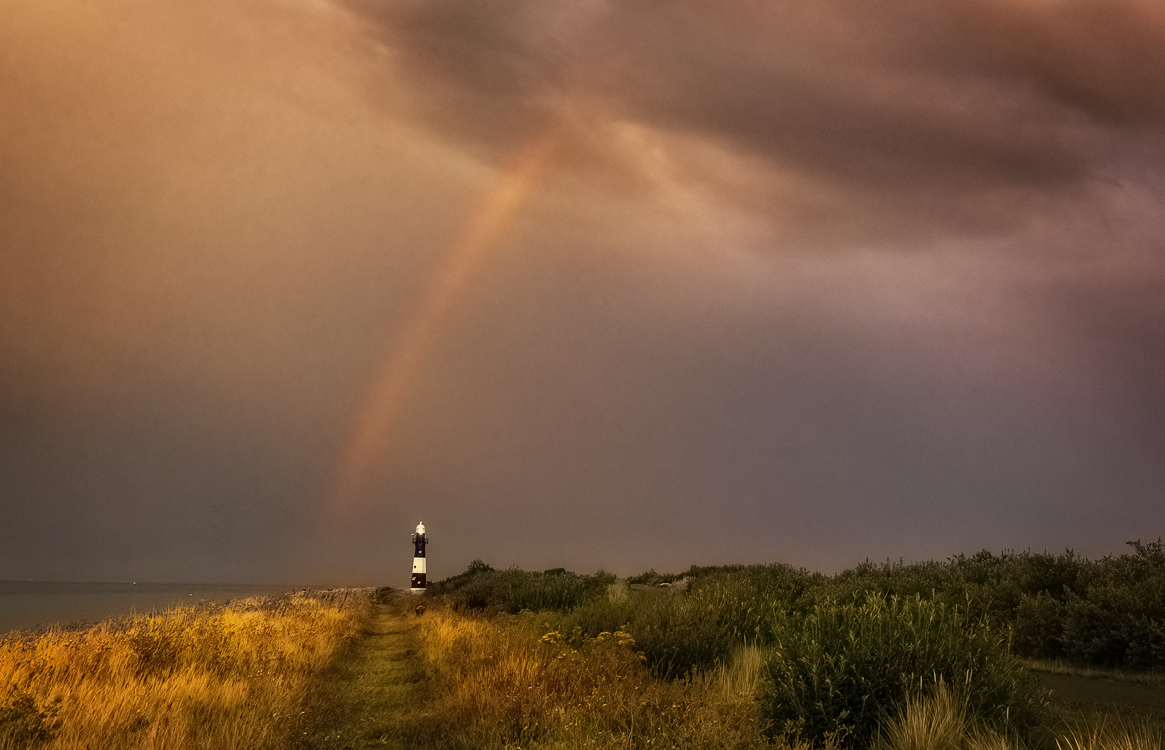 Abzug eines Unwetters