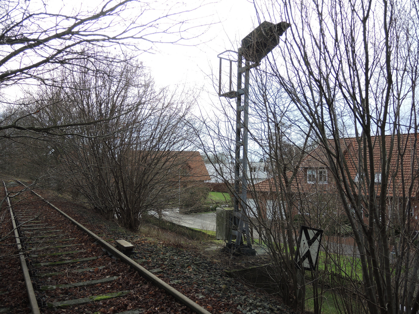 Abzweig Lohe 2016 III - Bahnstrecke Nienburg - Sulingen