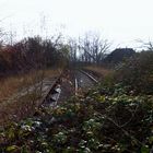 Abzweig und Bahnsteig in Wuppertal-Wichlinghausen....