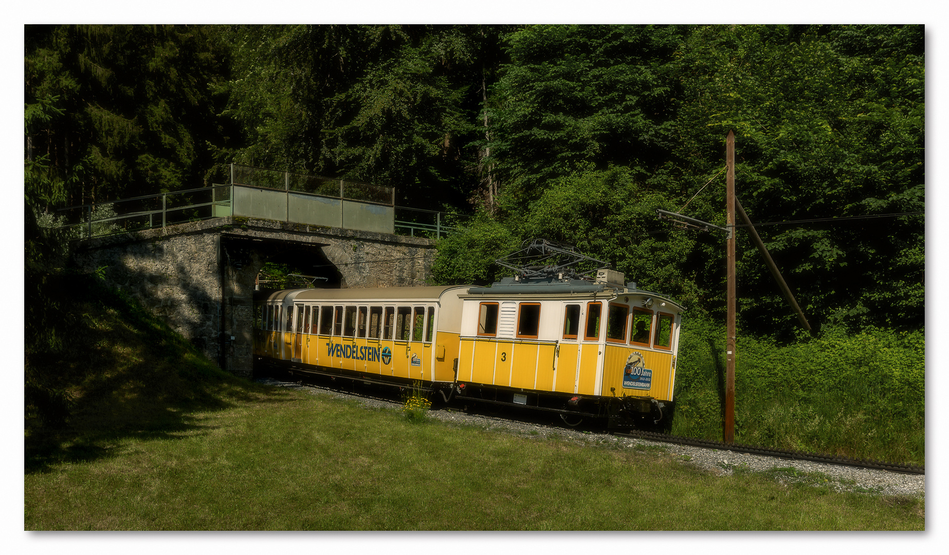 Abzweigung Depot Wimbachau  mit Lok 3