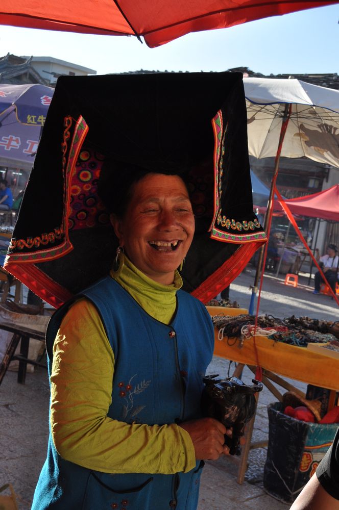 Marktfrau in Zhongdian- jetzt Shangri La genannt von aposab1958 