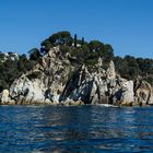 Acantilados en La Costa Brava