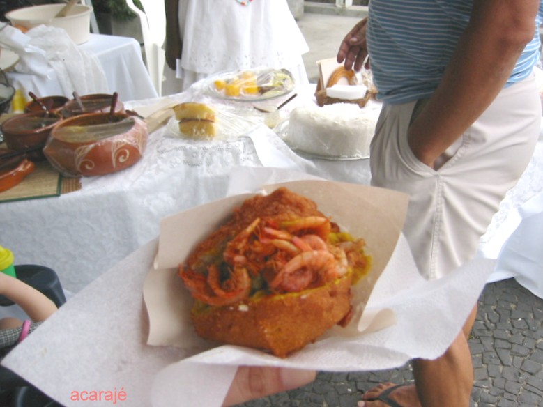 Acarajé no topo do Pão de Açúcar...