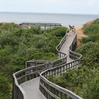 Accès à une plage de l'océan indien non loin de Durban (Afrique du Sud)