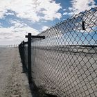 Acces denied: Electrified fence on Shell Beach