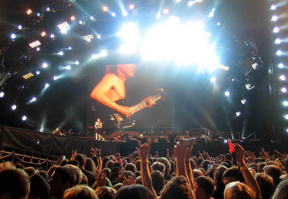 ACDC front of stage