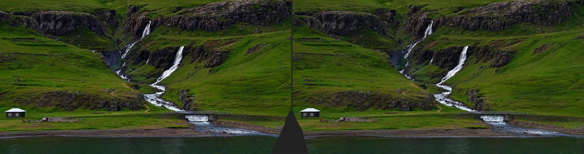 Ach - heute mal nur mit einem Fotoapparat ??   - - 1 - -   (3D-Cha-Cha X-View)   Akureyri - Island