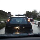 Ach was _ wichtige Warnung auf der Autobahn