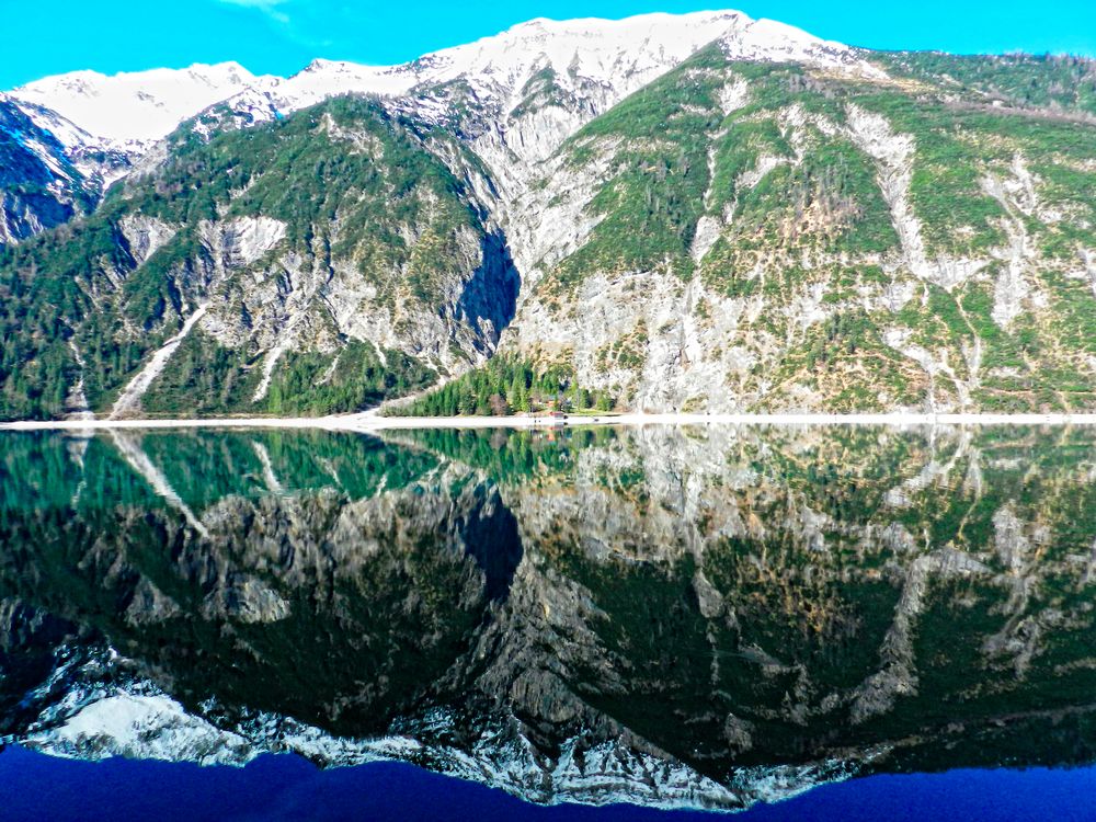 Achensee Geisalm ausgerichtet und Tonalkontrast etwas angehoben