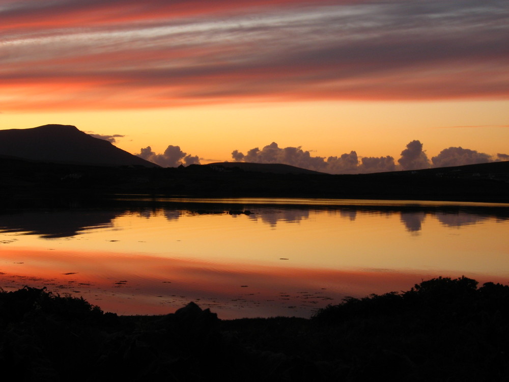 Achill Island's sundown