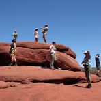 ACHT Gruppe auf Fels AUS