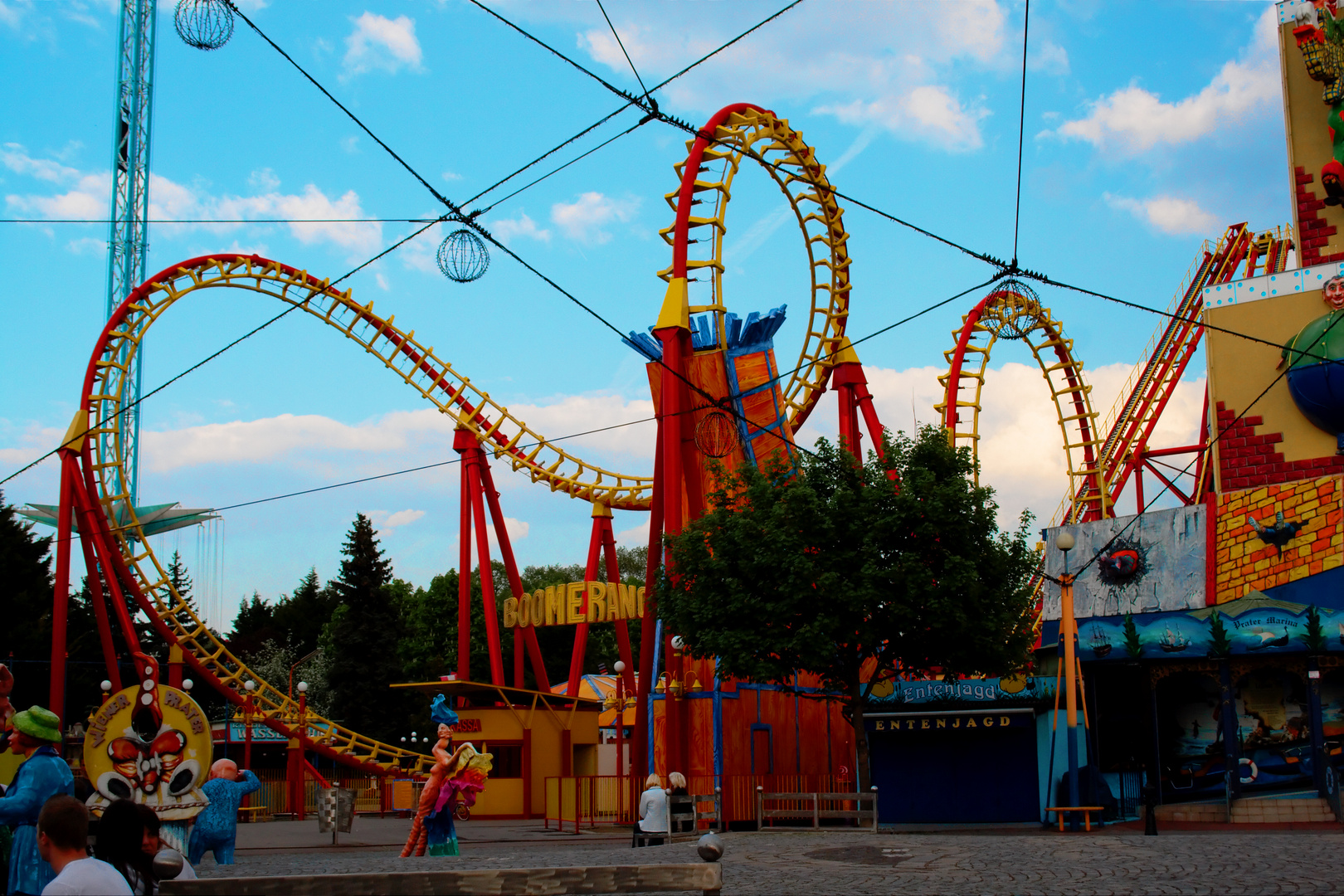 Achterbahn foahrn im Prater