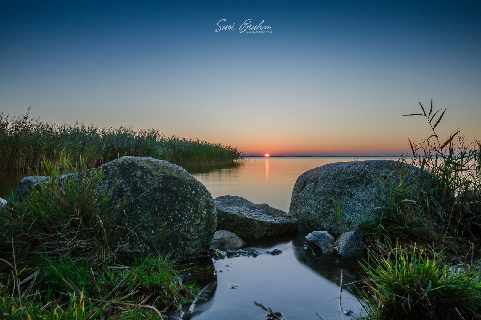 Achterwasser am Hafen Stagnieß / Usedom