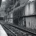 Achtung an der Bahnsteigkante