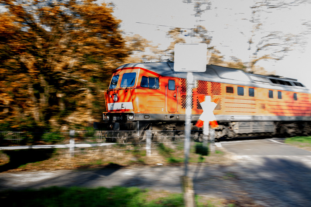 Achtung-Bahnübergang