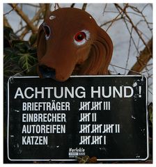 Achtung Hund