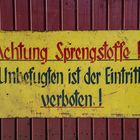 Achtung Sprengstoffe!