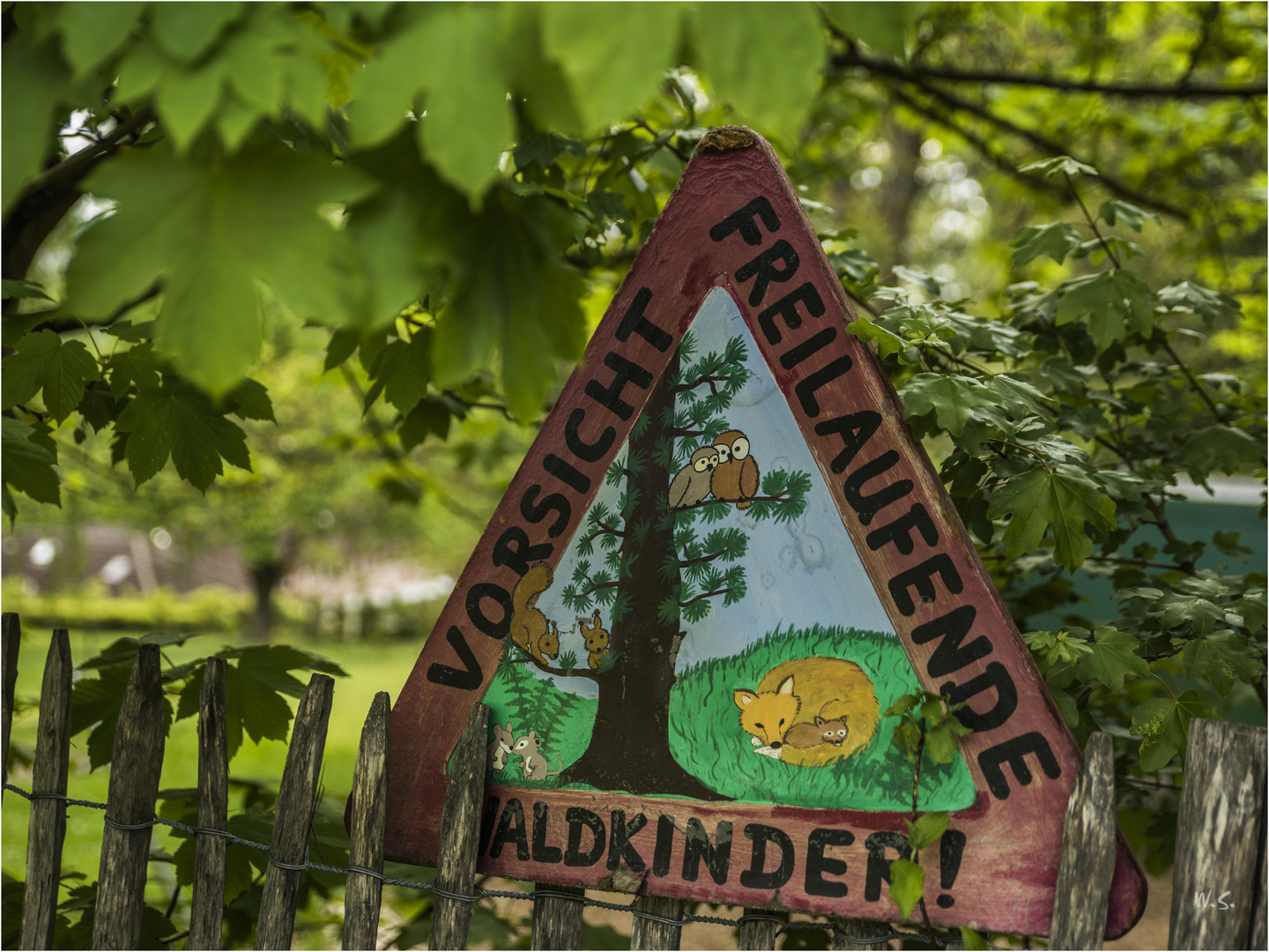 Achtung - Waldkindergarten