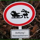 achtung! weihnachtsmann