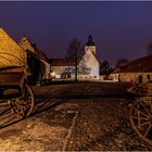 Ackerwagen auf den Burghof