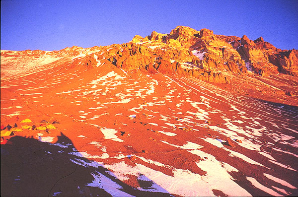 Aconcagua, la cima da Campo Canada