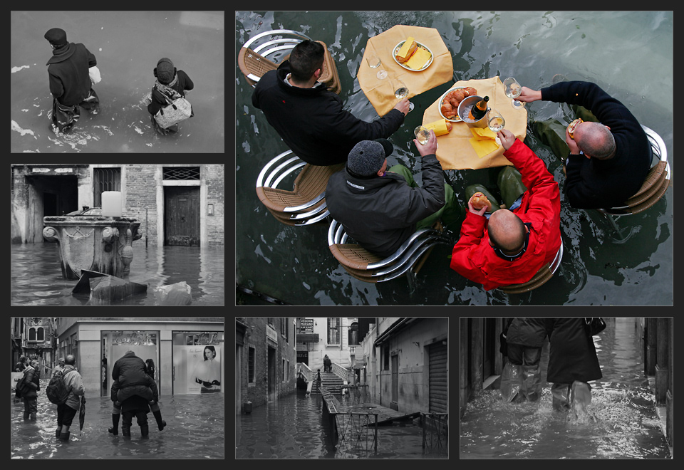 Acqua alta a Venezia