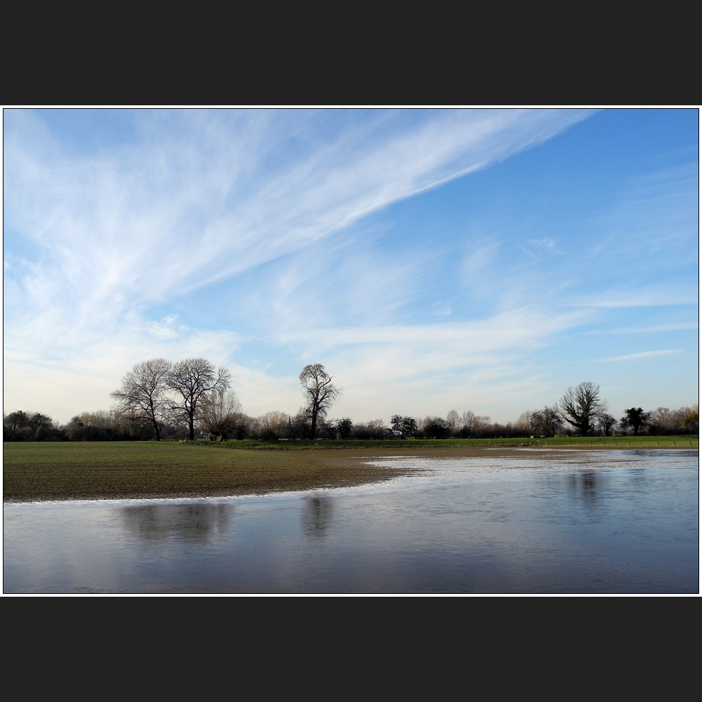 Acqua alta am Niederrhein