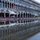 Acqua Alta auf der Piazza San Marco