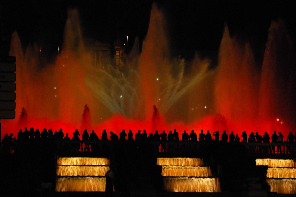 Acqua e luce a Barcellona