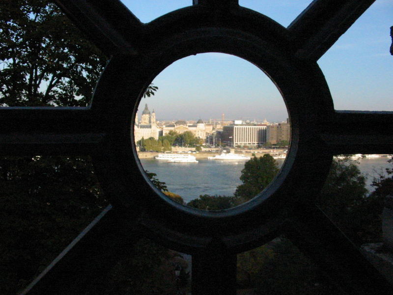 across fence