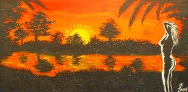 Acryl Auf Leinwand 100x50cm Selber Gemalt Foto Bild Natur Kreativ Natur Bilder Auf Fotocommunity