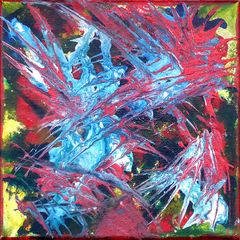 Acrylbild 254a - 20x20 cm