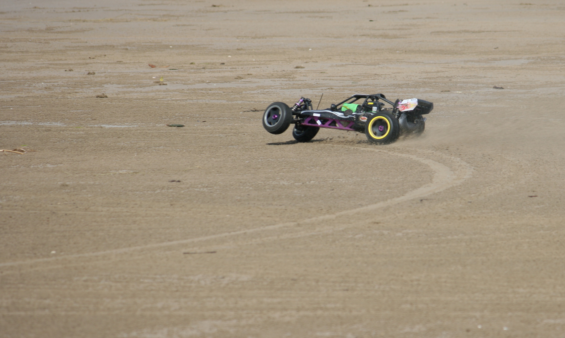 Action am Strand