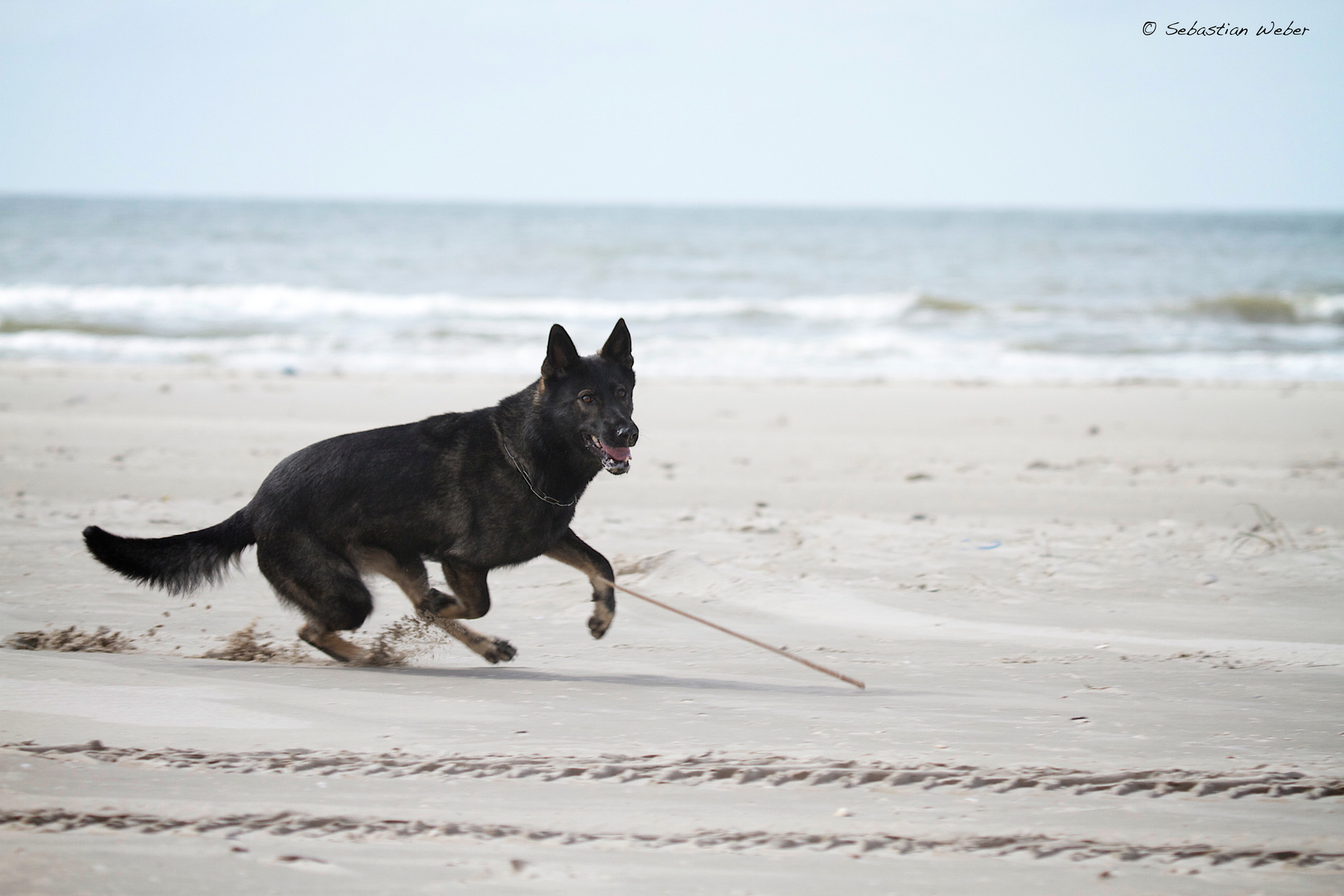 Action am Strand