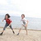 Action am Strand - Niclas und Paul