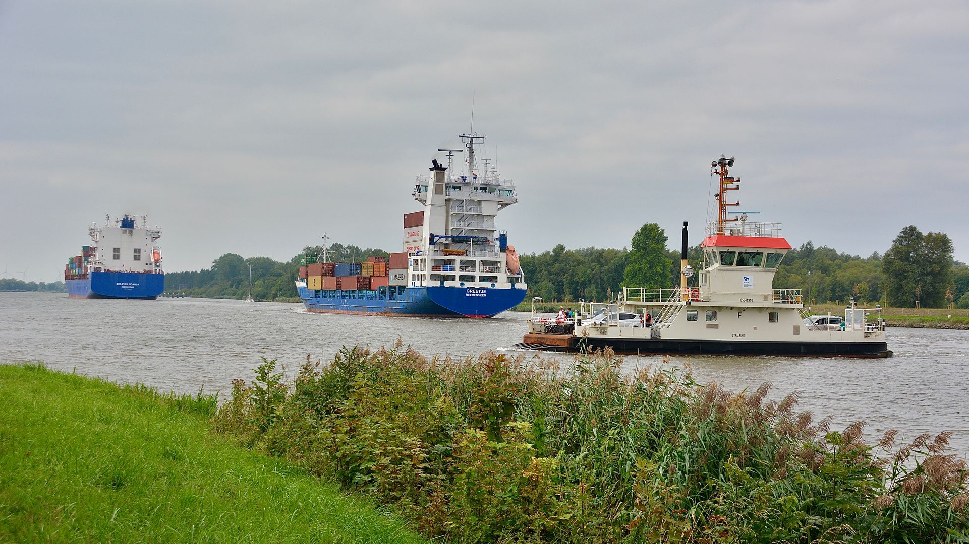 Action auf dem Kanal