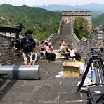 Action auf der Chinesischen Mauer