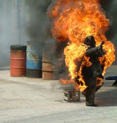 Action in den Bavaria Filmstudios